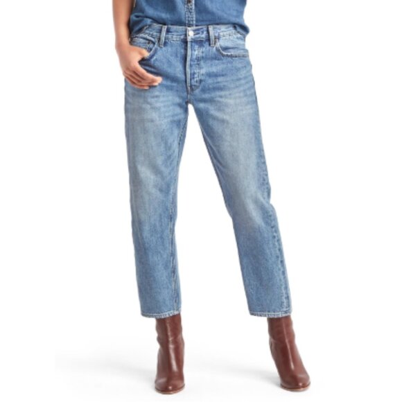 GAP Denim - Gap | EUC Original 1969 Vintage Straight Jeans in Faded Light Blue Size 28